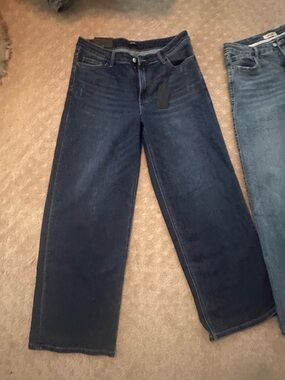 Magic ONESO Mid-low Rise Baggy Jeans Stretchy Wide Leg